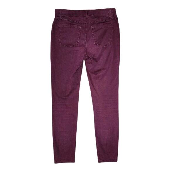 LC Lauren Conrad Women's Slim Skinny Jeggings Purple Stretch Dark Wash Size 6 - Picture 6 of 8